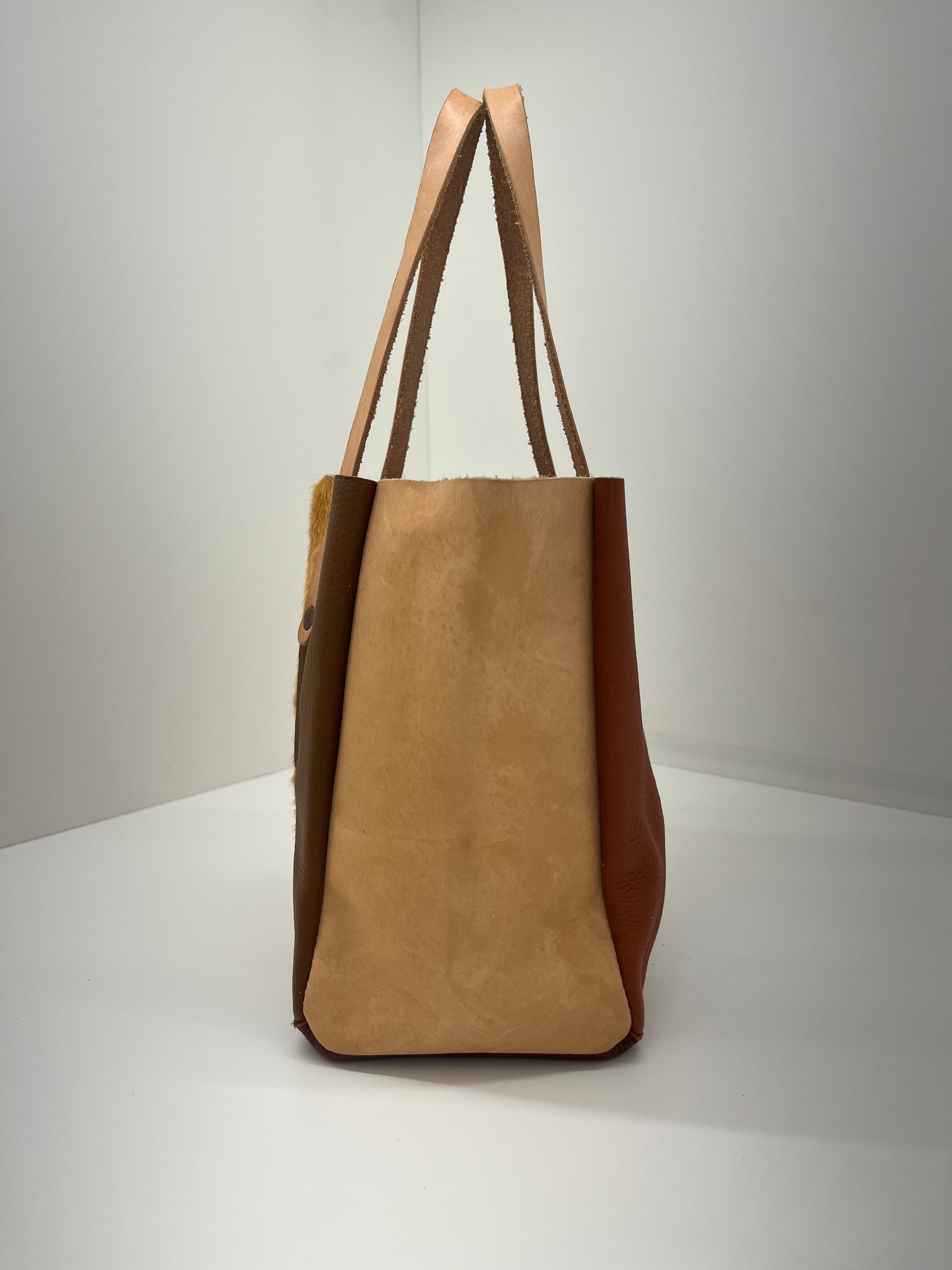 Mini Cow Tote - Handcrafted in Uvalde, Texas