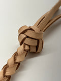 Leather Braided Keychain