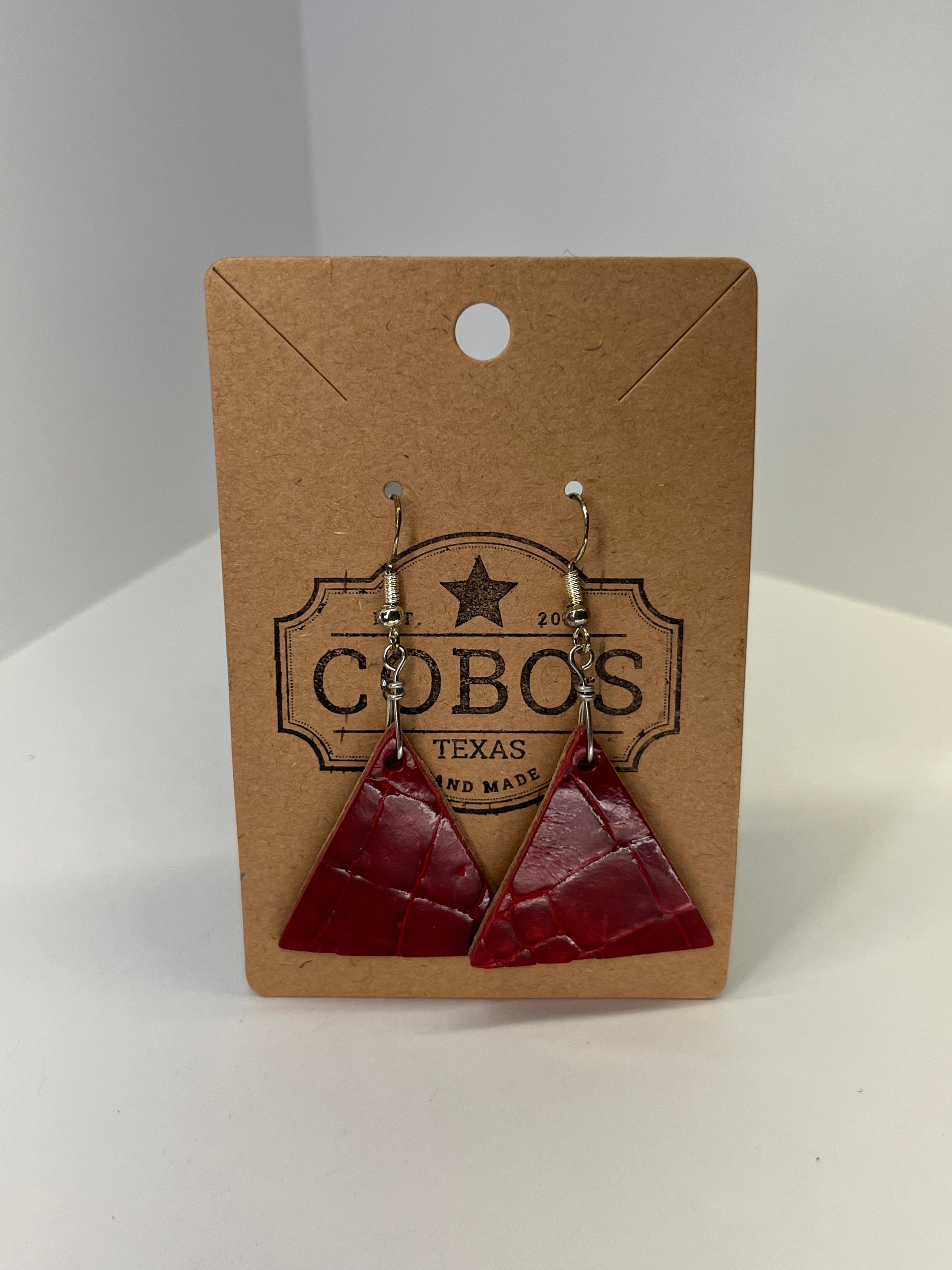 American Aligator Earrings