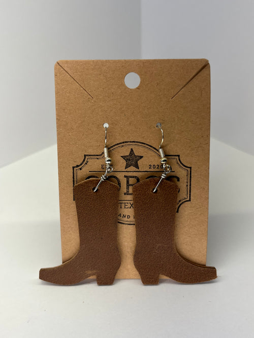Boots - Leather Earring