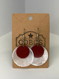 Circle - Leather Earrings